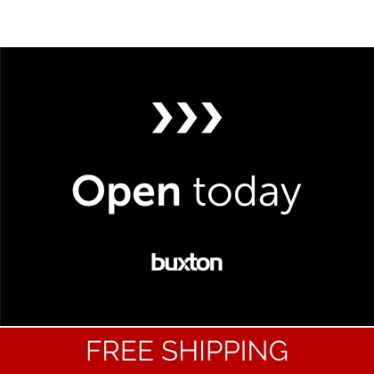 Buxton Open 60x45cm Sticker Set